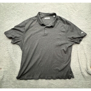 Tommy Bahama Polo Mens XXXL Black Striped Short Sleeve